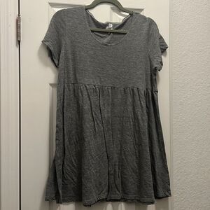 American Apparel Baby Doll Gray Dress - Size Small - Excellent Condition